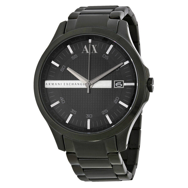 Armani Exchange Hampton Black Dial Black Ion-plated Men's Watch #AX2104 - The Watches Men & CO