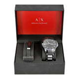 Armani Exchange Hampton Black Dial Men's Gift Set AX7101 - The Watches Men & CO #4