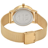 Armani Exchange Quartz Gold Dial Ladies Watch AX5536 - The Watches Men & CO #3