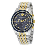 Emporio Armani Navy Chronograph Blue Dial Men's Watch AR6088 - The Watches Men & CO
