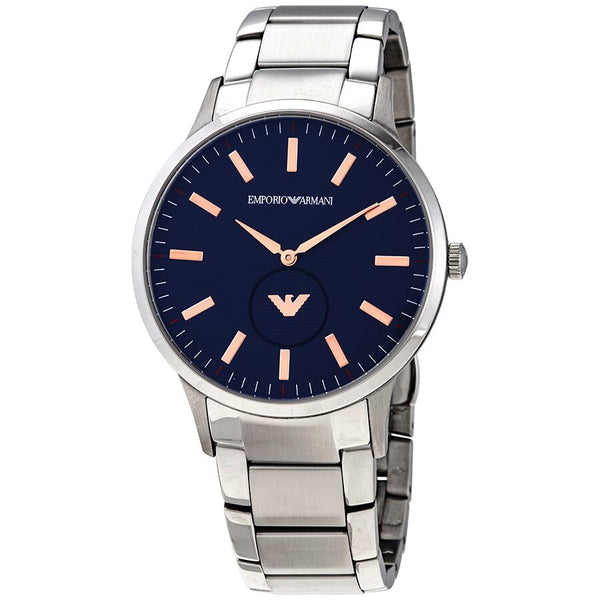 Emporio Armani Renato Quartz Blue Dial Men's Watch #AR11137 - The Watches Men & CO