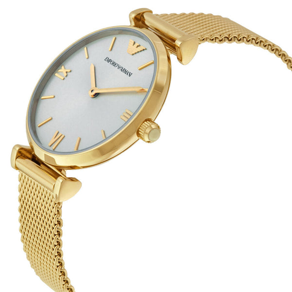 Emporio Armani Retro Gold Ladies Watch AR1957 - The Watches Men & CO #2