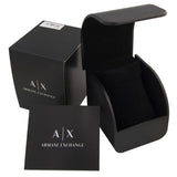 Armani Exchange Chronograph Black Dial Black Ion-plated Men's Watch AX1605