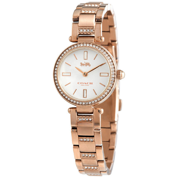 Coach Park Quartz White Dial Rose Gold-tone Ladies Watch 14503099