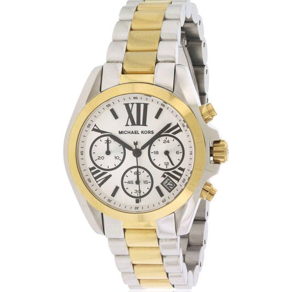 Michael Kors Bradshaw Chronograph Silver Dial Ladies Watch  MK5912 - The Watches Men & CO