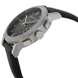 Burberry  Chronograph Black Dial Black Leather Men's Watch BU9356 - The Watches Men & CO #2