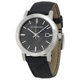 Burberry Grey Dial Black Polyvinyl Strap Men's Watch BU9030 - The Watches Men & CO