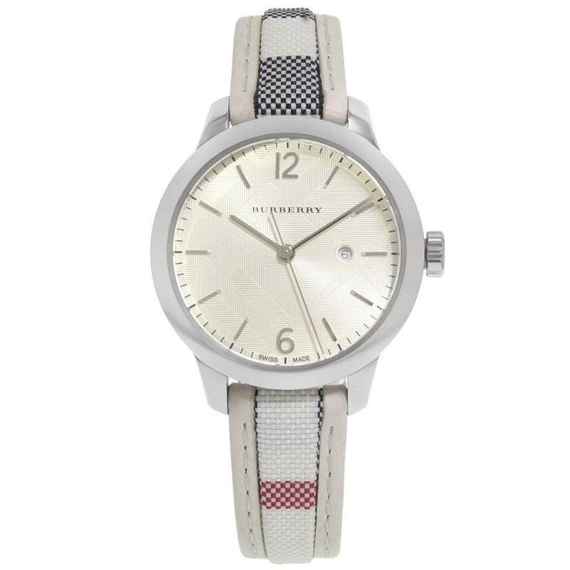 Burberry Ladies The Classic Silver Women's Watch  BU10113 - The Watches Men & CO