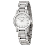 Burberry Mother of Pear diamond set Stainless Steel Ladies Watch BU9224 - The Watches Men & CO