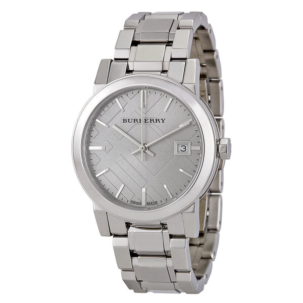 Burberry The City Grey Dial Stainless Steel Ladies Watch BU9143 - The Watches Men & CO