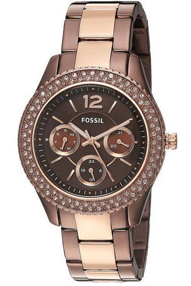 Fossil Chronograph Quartz Brown Dial Ladies Watch ES4079