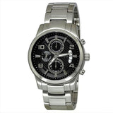 Guess Exec Chronograph Dial Silver-Tone Men's Watch  W0075G1 - The Watches Men & CO