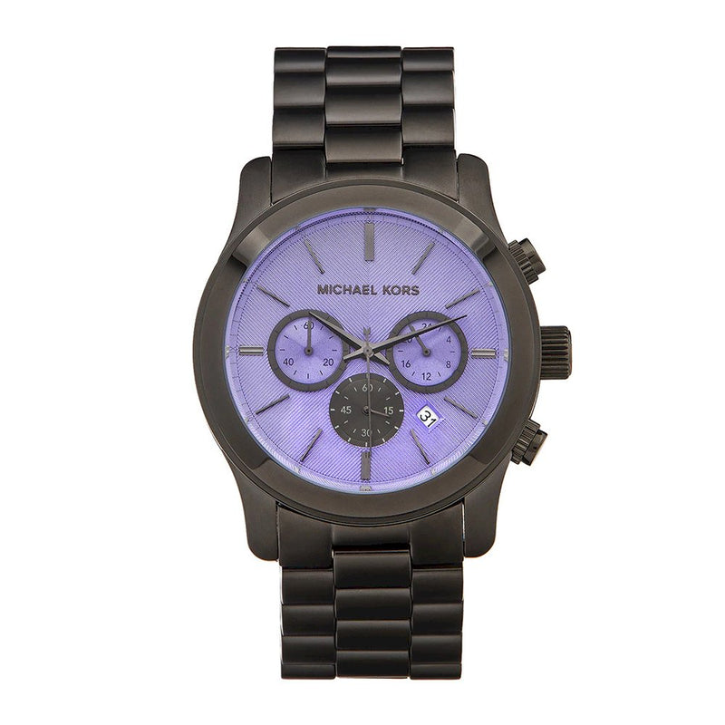 Michael Kors Runway Gunmetal Violet Unisex Watch  MK5954 - The Watches Men & CO