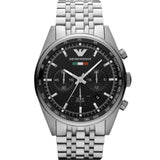 Emporio Armani Men's Black Chronograph Watch  AR5983 - The Watches Men & CO