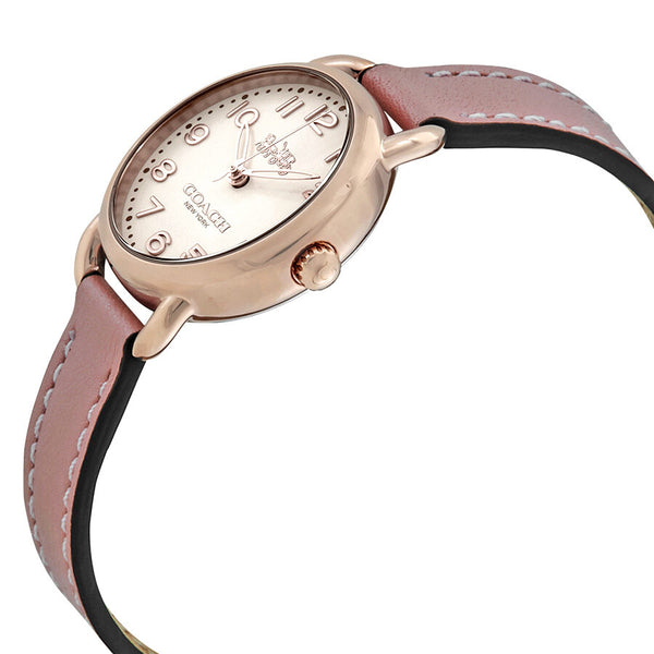 Coach Delancey Cream Dial Blush Leather Ladies Watch 14502750 - The Watches Men & CO #2