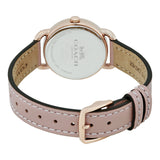 Coach Delancey Cream Dial Blush Leather Ladies Watch 14502750 - The Watches Men & CO #3