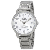 Coach Delancey Silver Dial Stainless Steel Ladies Watch 14502495 - The Watches Men & CO