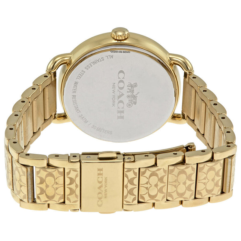 Coach Delancey Silver Dial Yellow Gold-tone Ladies Watch 14502496 - The Watches Men & CO #3