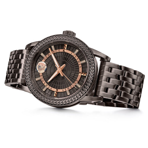 Versace Viamond All Black Men's Watch VEPO00520 - The Watches Men & CO #2