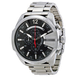 Diesel Chief Chronograph Black Dial Stainless Steel Men's Watch #DZ4308 - The Watches Men & CO