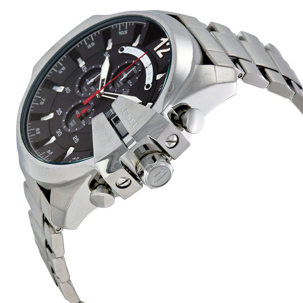 Diesel Chief Chronograph Black Dial Stainless Steel Men's Watch #DZ4308 - The Watches Men & CO #2