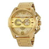 Diesel Ironside Chronograph Gold Dial Men's Watch #DZ4377 - The Watches Men & CO