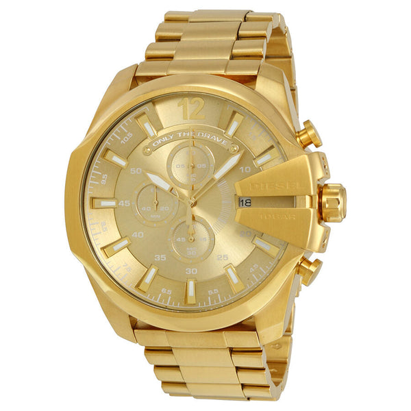 Diesel on gold watch outlet