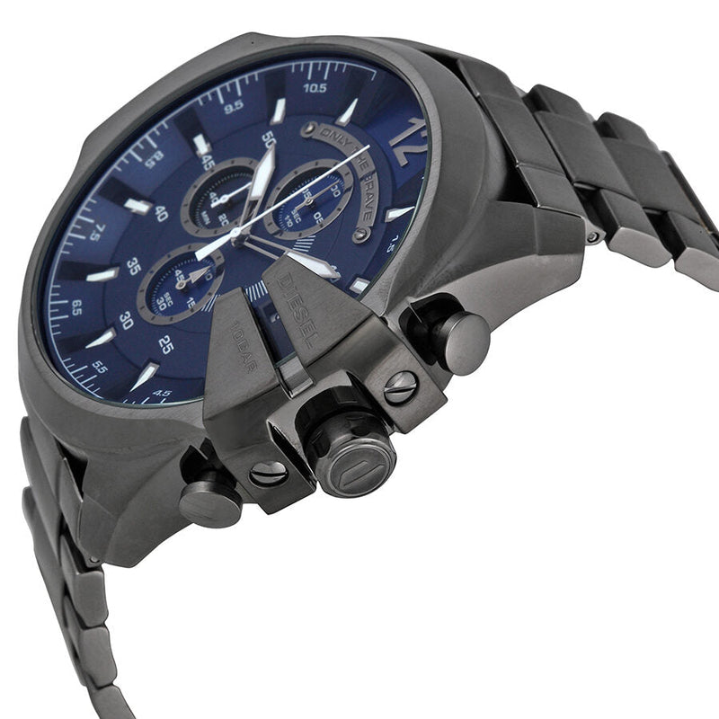 Diesel  Mega Chief Chronograph Blue Dial Men's Watch #DZ4329 - The Watches Men & CO #2