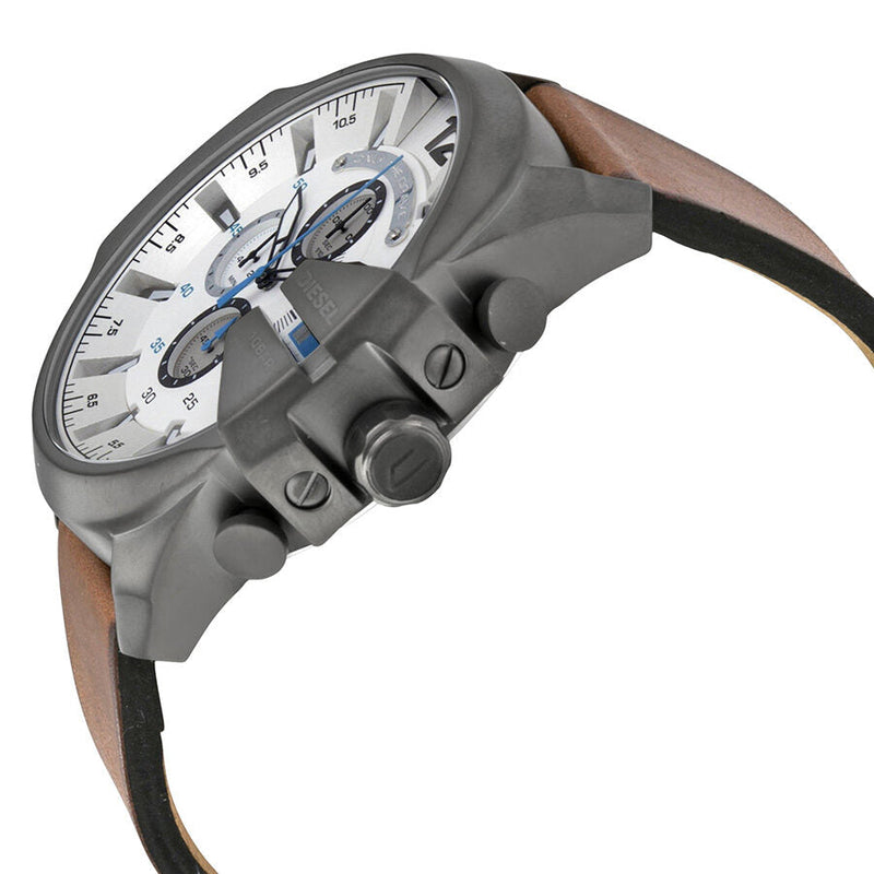Diesel Mega Chief Chronograph White Dial Men's Watch #DZ4280 - The Watches Men & CO #2