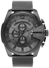 Diesel Mega Chief Chronograph Quartz Grey Dial Men's Watch #DZ4527 - The Watches Men & CO