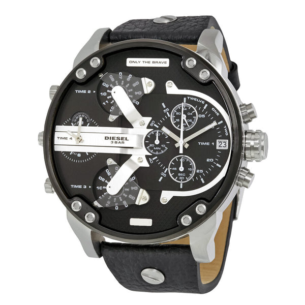 Diesel Mr. Daddy 2.0 Black Dial Men's Chronograph Watch #DZ7313 - The Watches Men & CO
