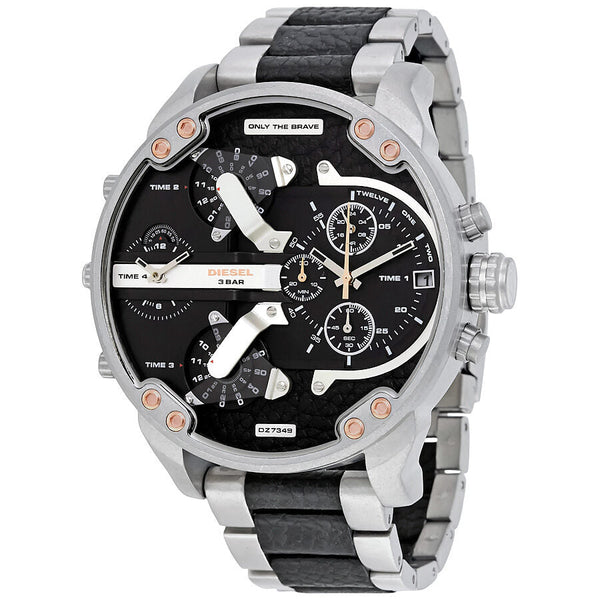 Diesel Mr. Daddy 2.0 Black Dial Men's Watch #DZ7349 - The Watches Men & CO