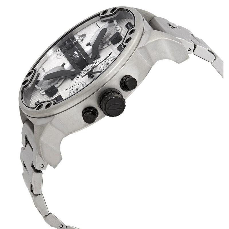 Diesel Mr. Daddy 2.0 Chronograph Quartz Silver Dial Men's Watch #DZ7421 - The Watches Men & CO #2