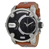 Diesel SBA Dual Time Chronograph Stainless Steel Men's Watch #DZ7264 - The Watches Men & CO