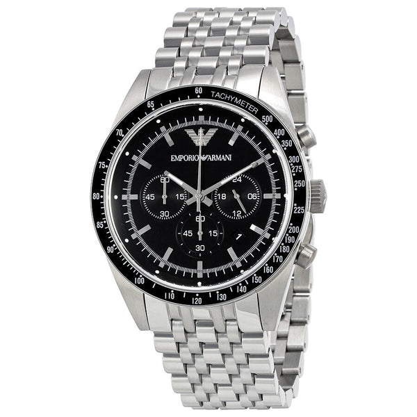 Emperio Armani Sportivo Black Dial Quartz Men's Watch AR5988 - The Watches Men & CO