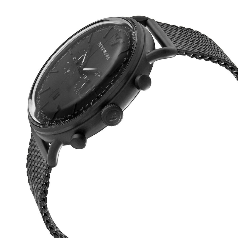 Emporio Armani Aviator Chronograph Quartz Black Dial Men's Watch #AR11264 - The Watches Men & CO #2