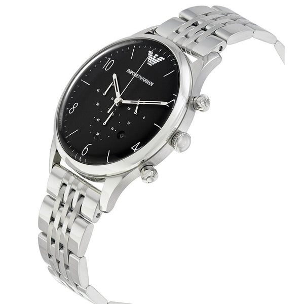 Emporio Armani Beta Chronograph Black Dial Men's Watch #AR1863 - The Watches Men & CO #2