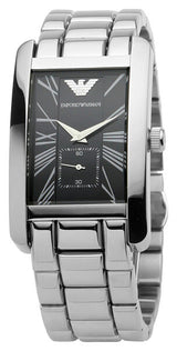 Emporio Armani Black Rectangle Men's Watch AR0156 - The Watches Men & CO