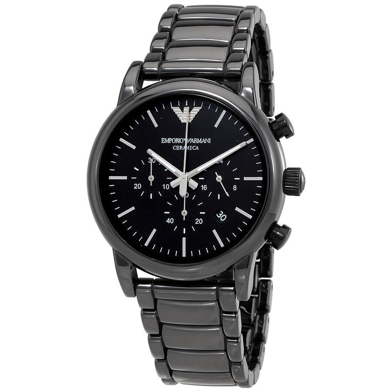 Emporio Armani Chronograph Black Dial Men's Watch AR1507 - The Watches Men & CO