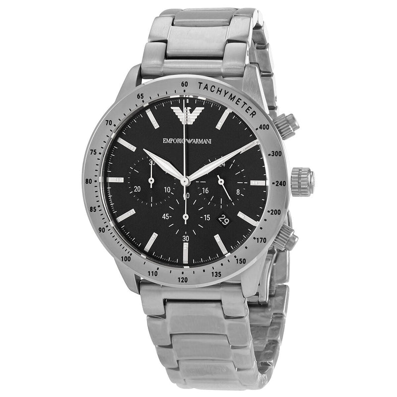 Emporio Armani Chronograph Quartz Black Dial Men's Watch #AR11241 - The Watches Men & CO