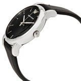 Emporio Armani Classic Black Dial Black Leather Men's Watch #AR1692 - The Watches Men & CO #2