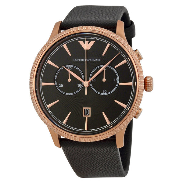 Emporio Armani Classic Chronograph Black Dial Men's Watch AR1792 - The Watches Men & CO