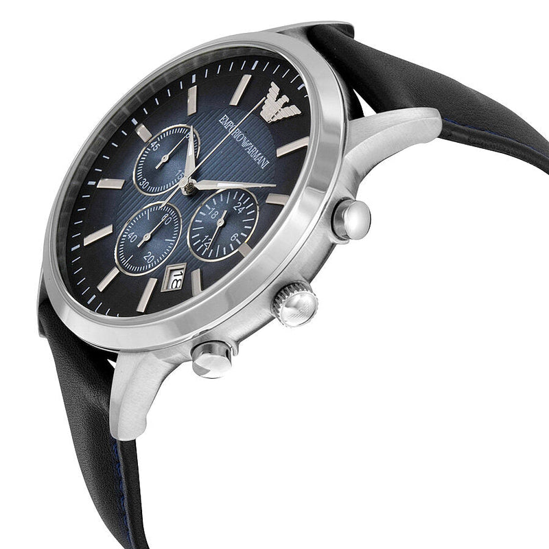 Emporio Armani Classic Chronograph Blue Dial Men's Watch AR2473 - The Watches Men & CO #2