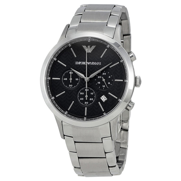 Emporio Armani Dress Chronograph Navy Blue Dial Men's Watch #AR2486 - The Watches Men & CO