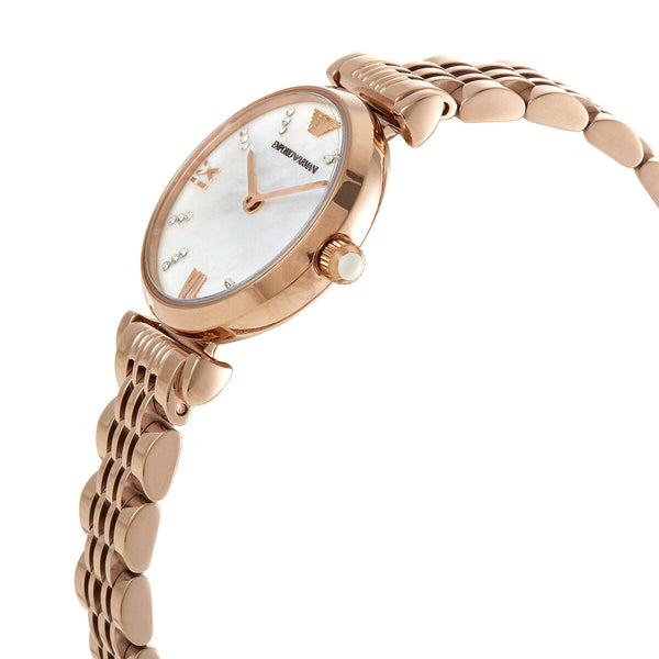 Emporio Armani Gianni T-Bar Quartz Crystal Ladies Watch #AR11316 - The Watches Men & CO #2