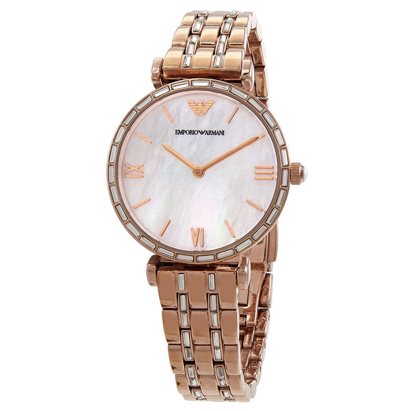 Emporio Armani Gianni T-Bar Quartz Ladies Watch #AR11294 - The Watches Men & CO