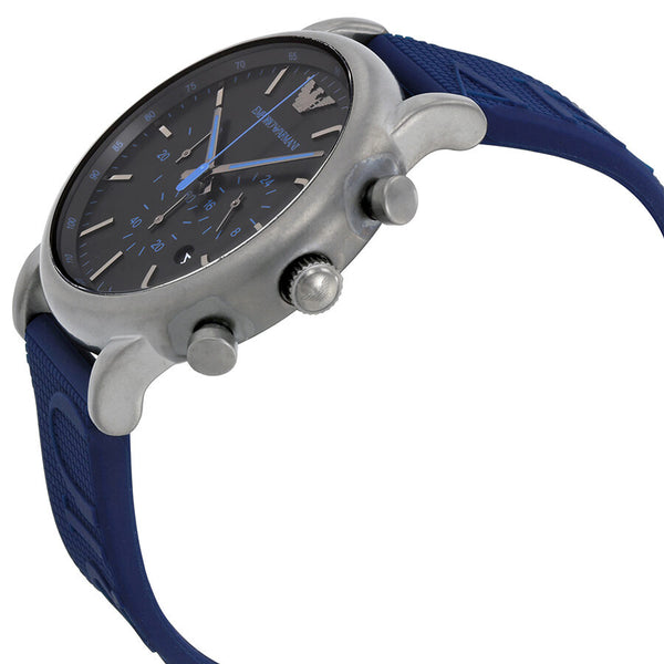 Emporio Armani Luigi Chronograph Black Dial Men's Watch AR11023 - The Watches Men & CO #2