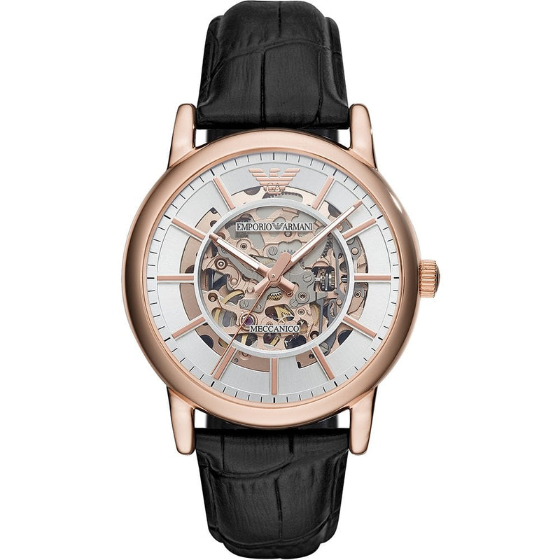 Emporio Armani Automatic Skeleton Dial Men's Watch  AR60007 - The Watches Men & CO