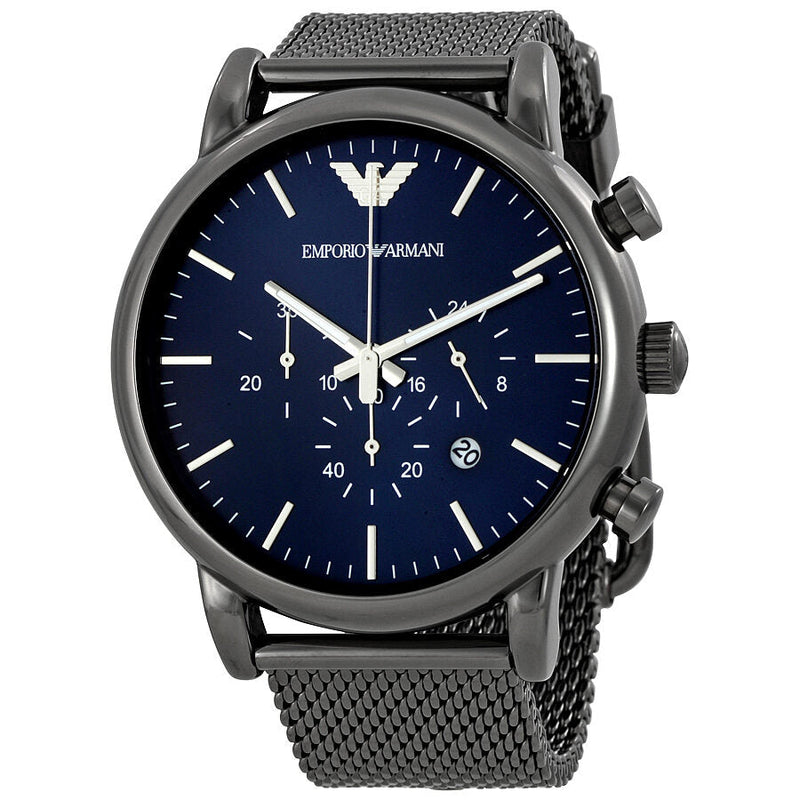 Emporio Armani Sport Chronograph Blue Dial Men's Watch #AR1979 - The Watches Men & CO