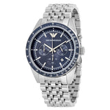 Emporio Armani Sportivo Chronograph Blue Dial Men's Watch AR6072 - The Watches Men & CO